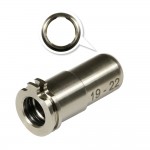 CNC Titanium Adjustable Air Seal Nozzle 19mm - 22mm for Airsoft AEG Series