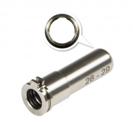 CNC Titanium Adjustable Air Seal Nozzle 26mm - 29mm for Airsoft AEG Series
