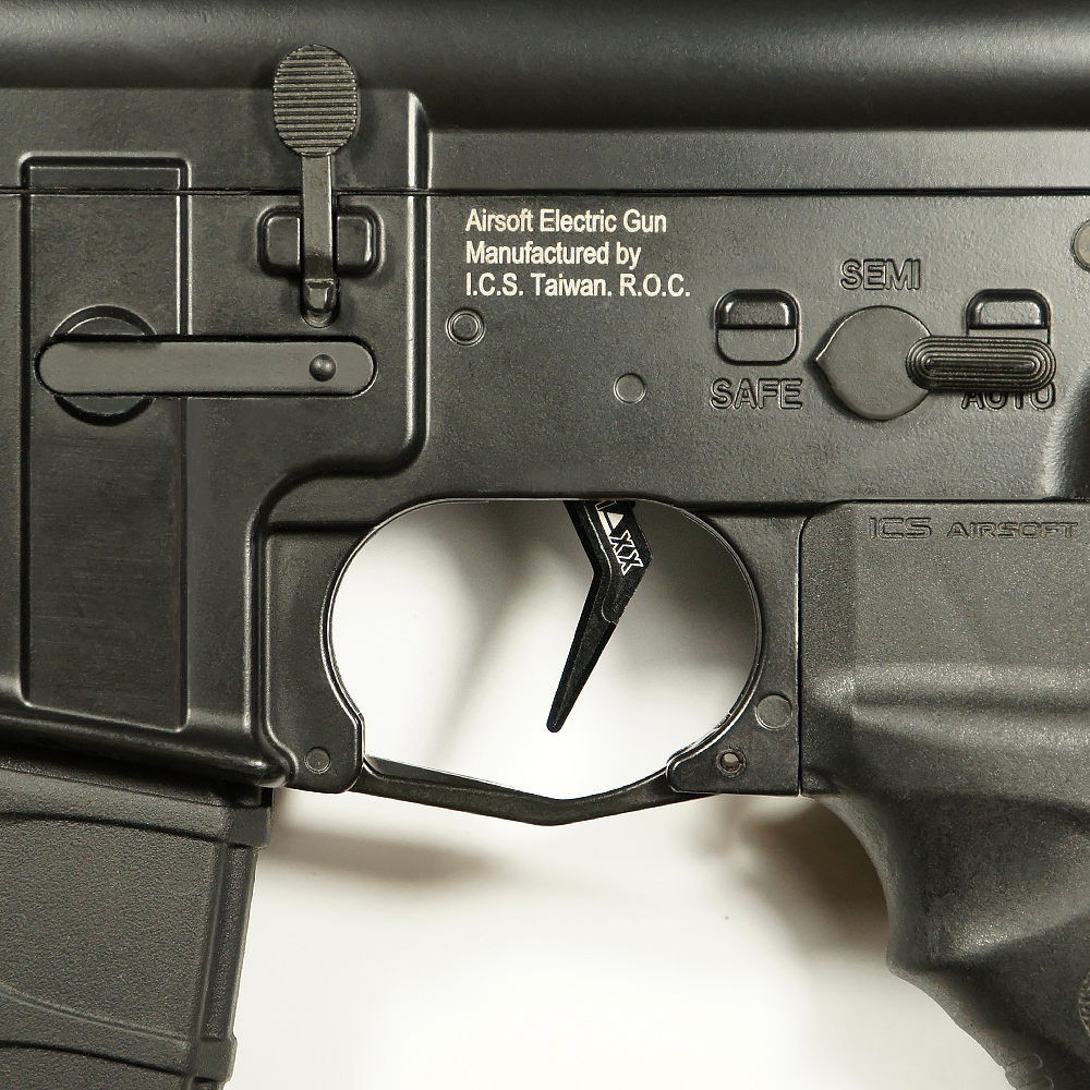 CNC Aluminum Advanced Trigger (Style A) (Black)