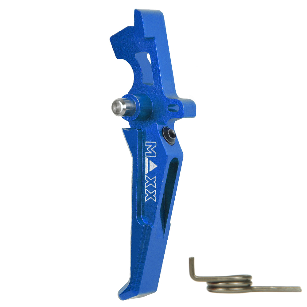 CNC Aluminum Advanced Trigger (Style E) (Blue)