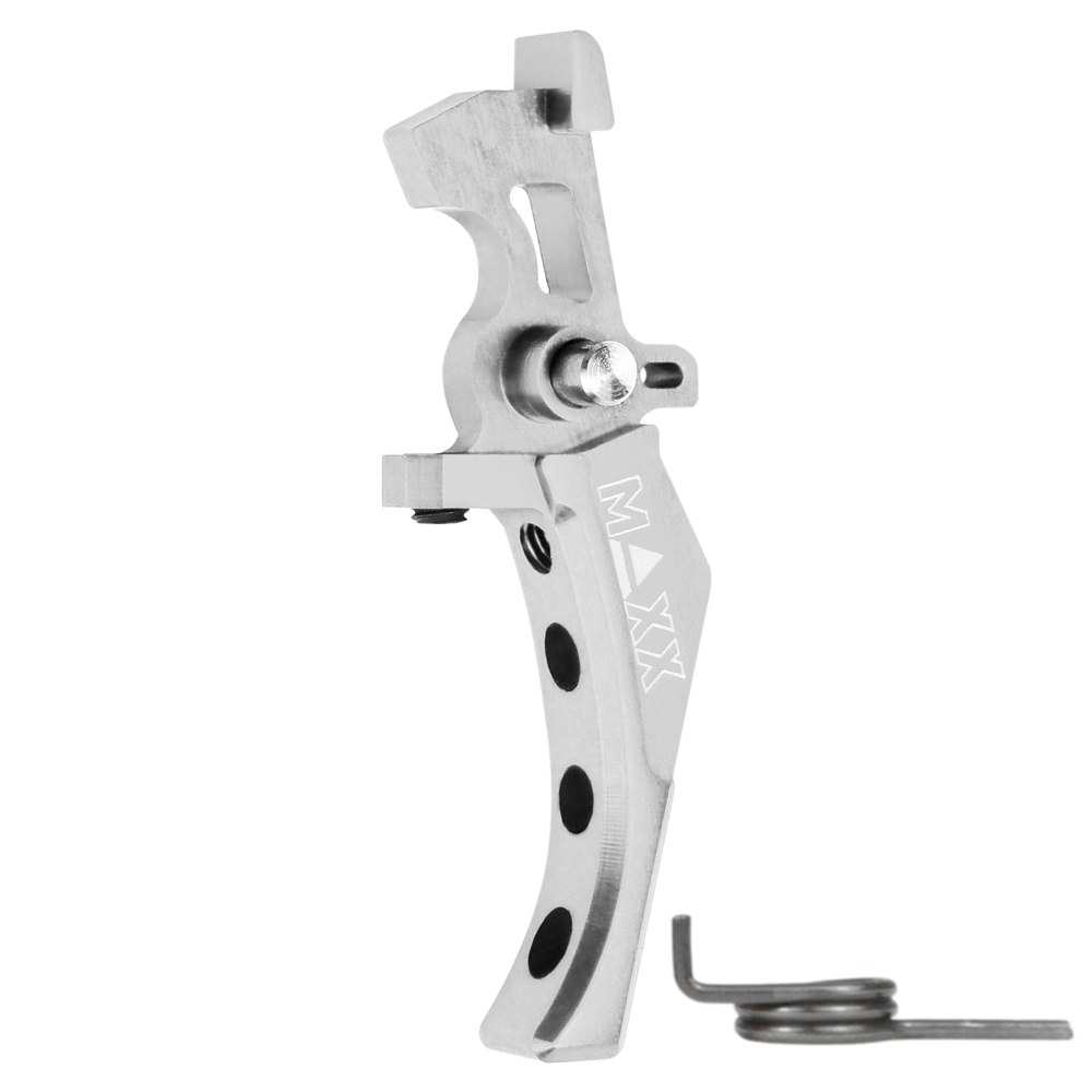 CNC Aluminum Advanced Speed Trigger (Style D) (Silver)